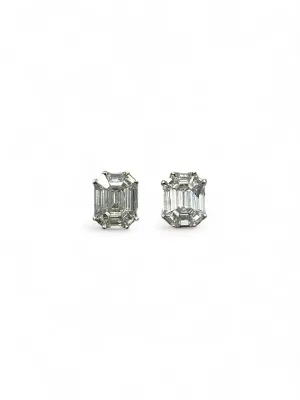 1.27 CARAT NATURAL DIAMOND EARRINGS