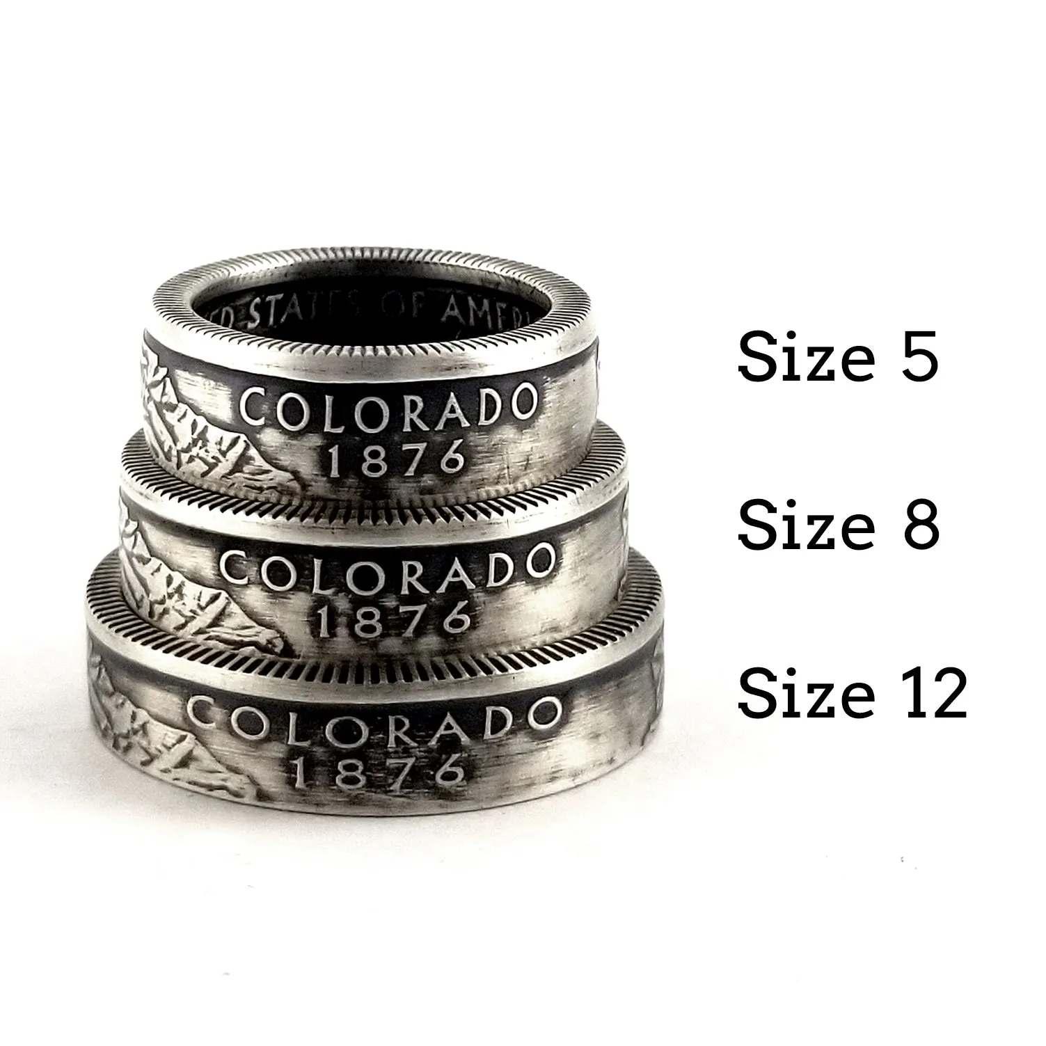 90% Silver Alabama Quarter Ring