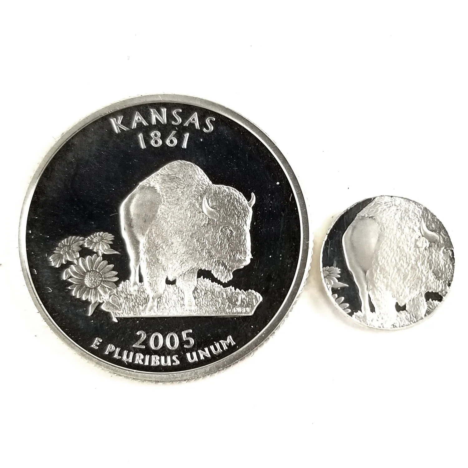 90% Silver Kansas Quarter Ring