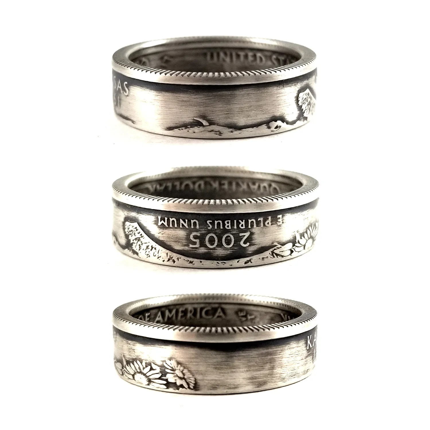 90% Silver Kansas Quarter Ring