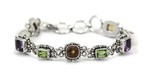 925 Sterling Silver Bali Citrine