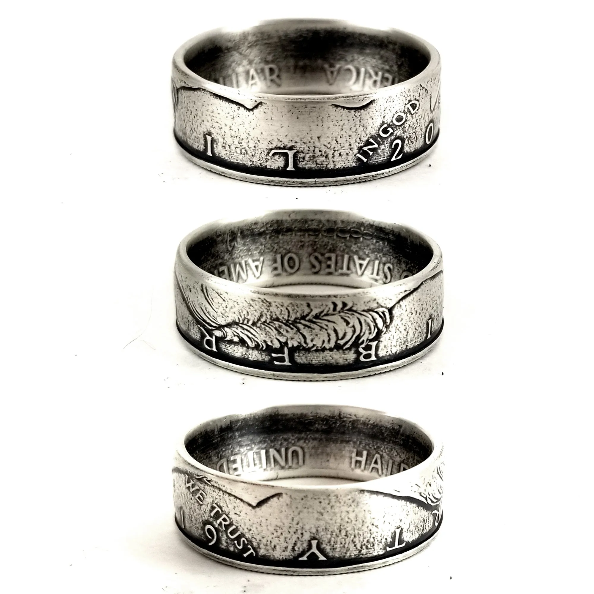 99% Fine Silver 2019 Kennedy Half Dollar Ring