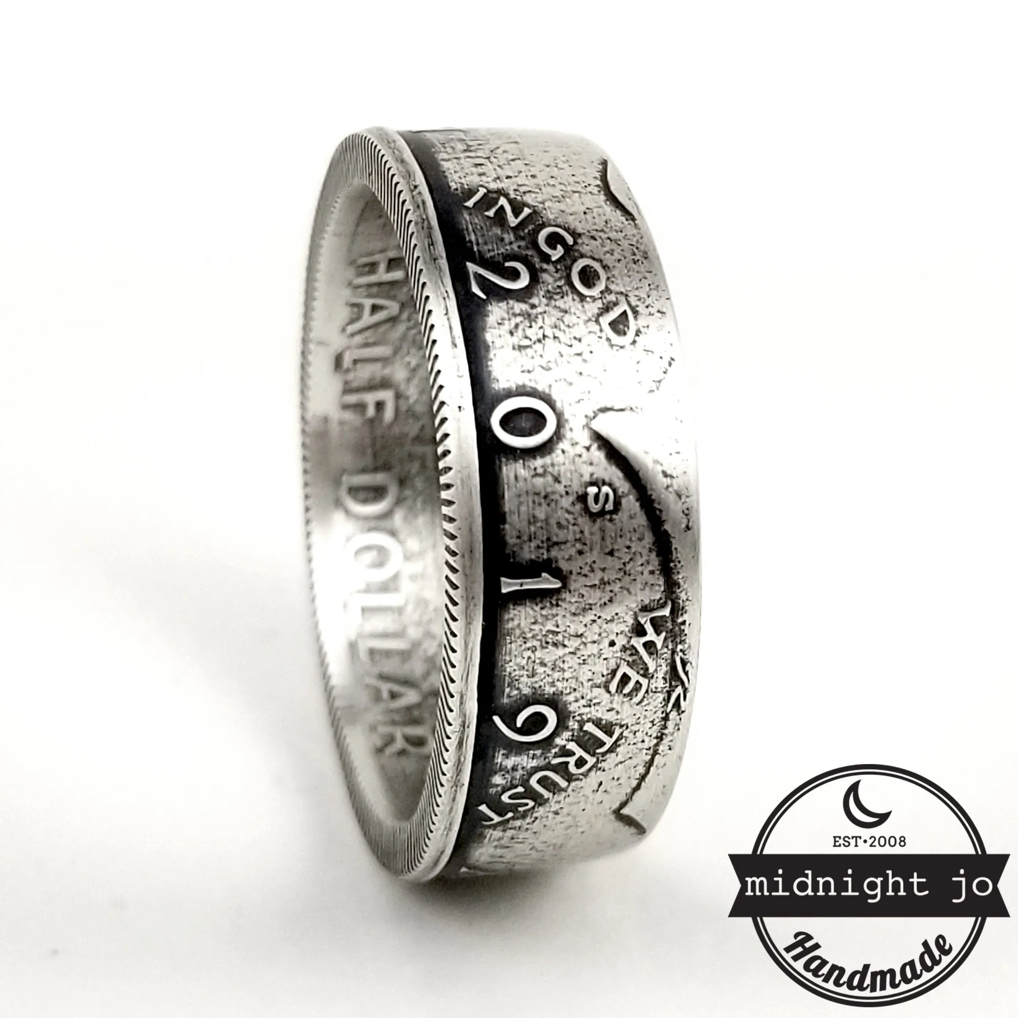 99% Fine Silver 2019 Kennedy Half Dollar Ring