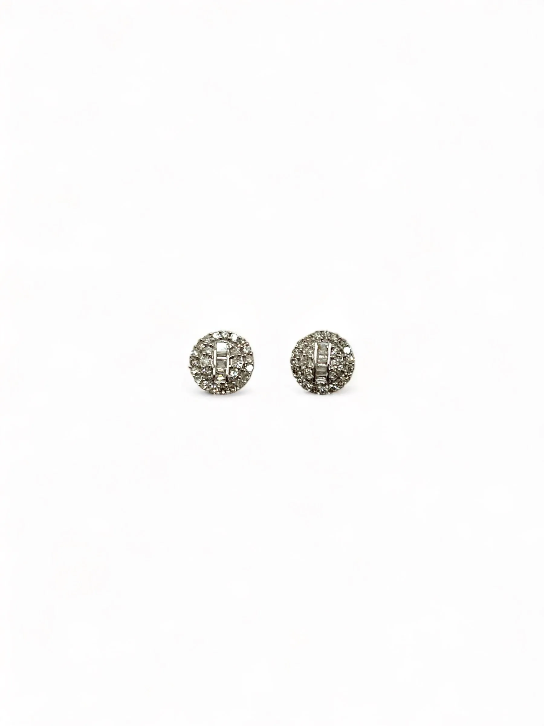 AALIYAH ROUND NATURAL DIAMOND EARRINGS