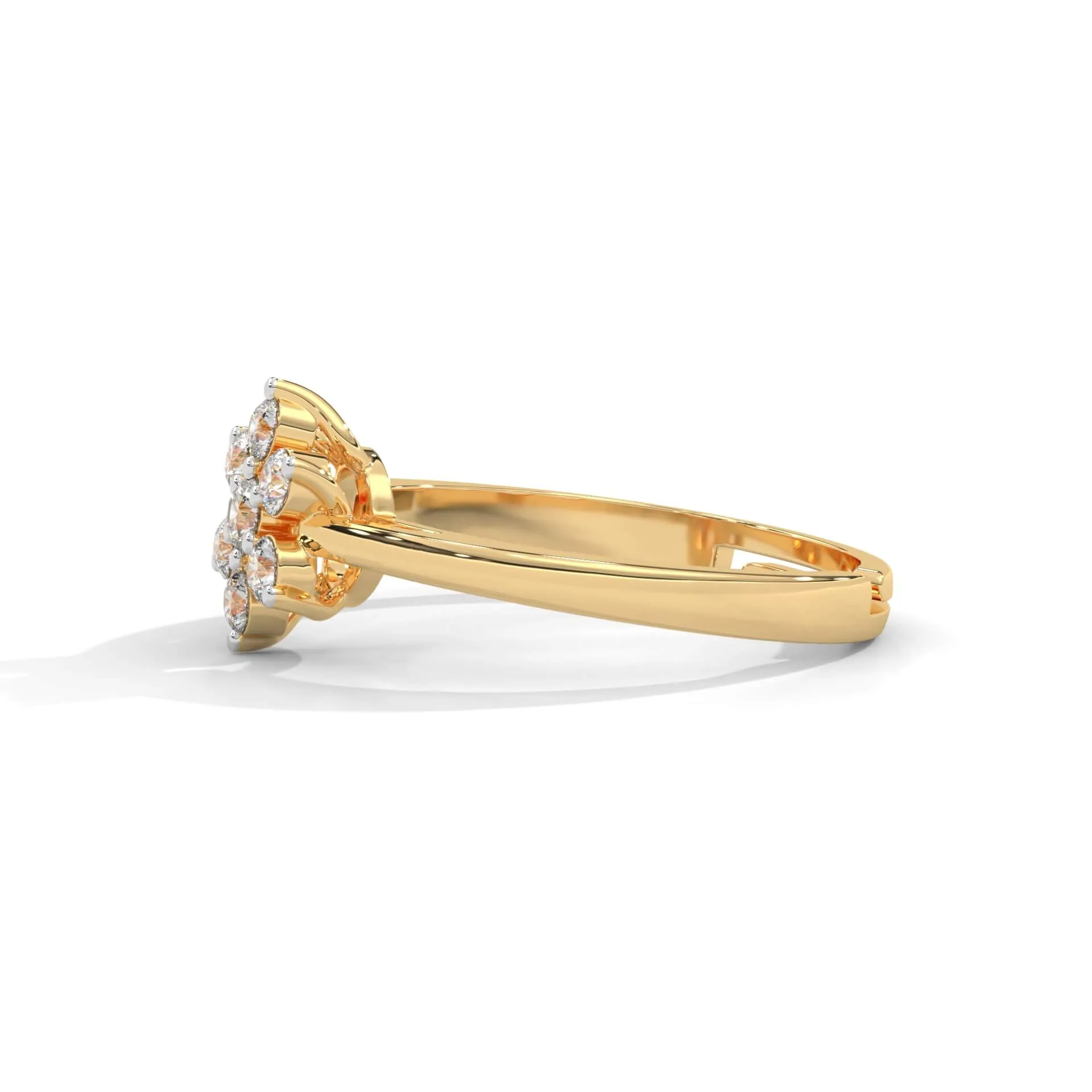 Ayaan Silver Adjustable Ring | 22KT Gold Vermeil