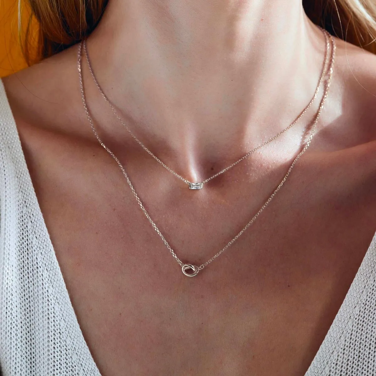 Baguette Necklace