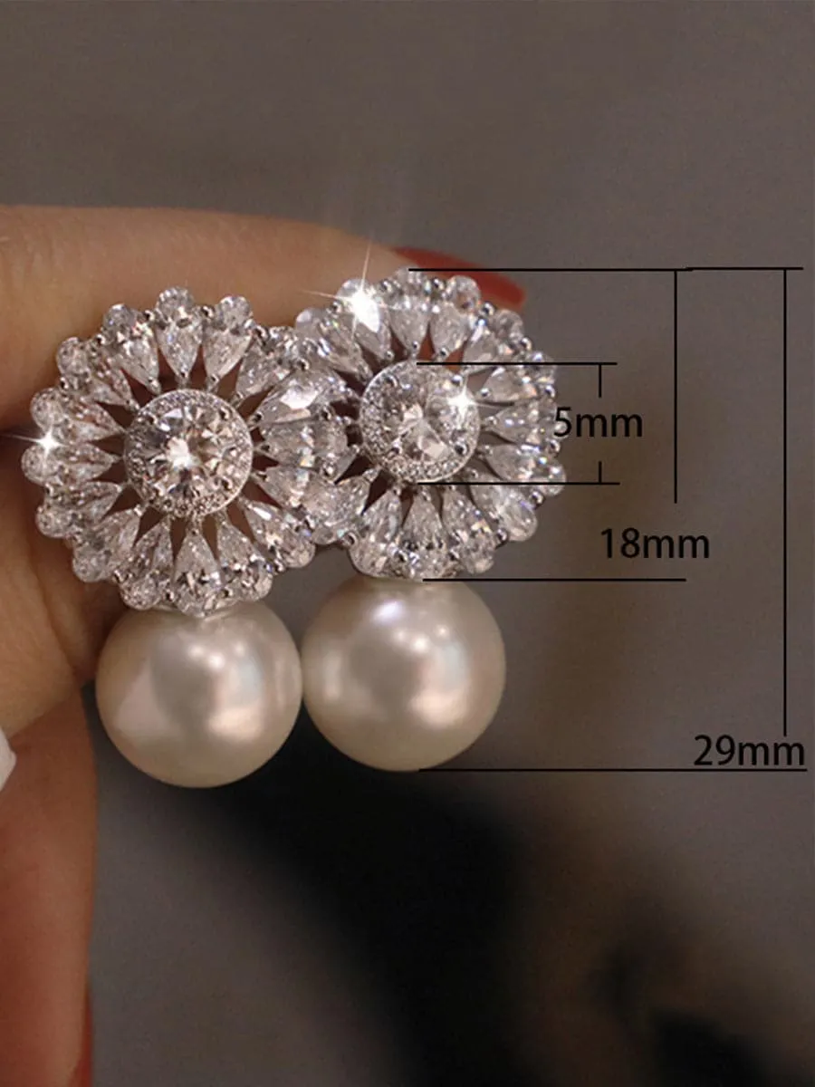 Baroque Pearl Earrings MSE033106