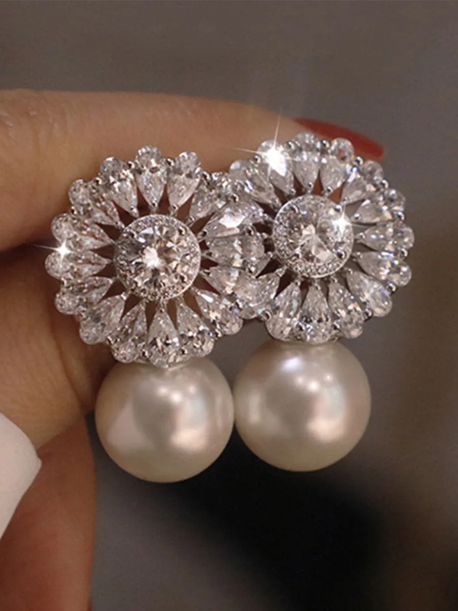 Baroque Pearl Earrings MSE033106