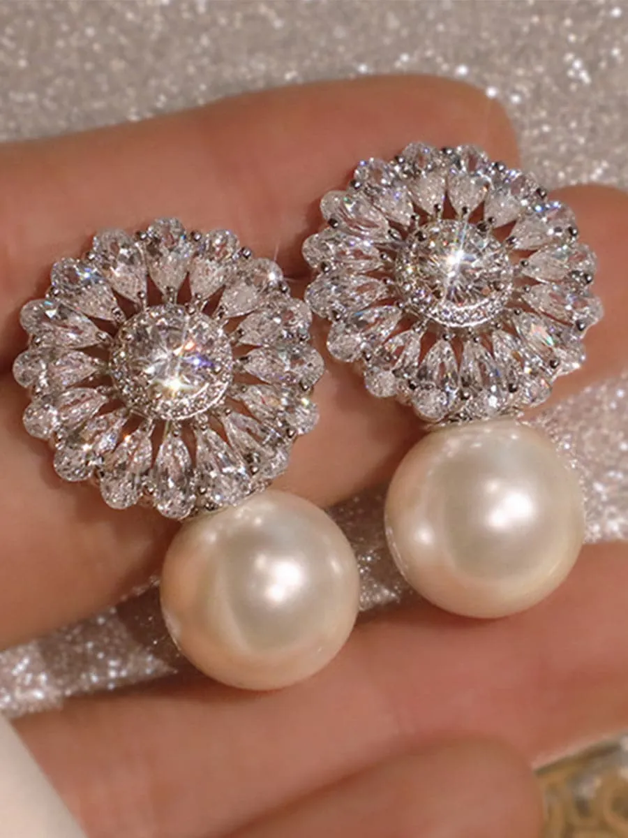 Baroque Pearl Earrings MSE033106