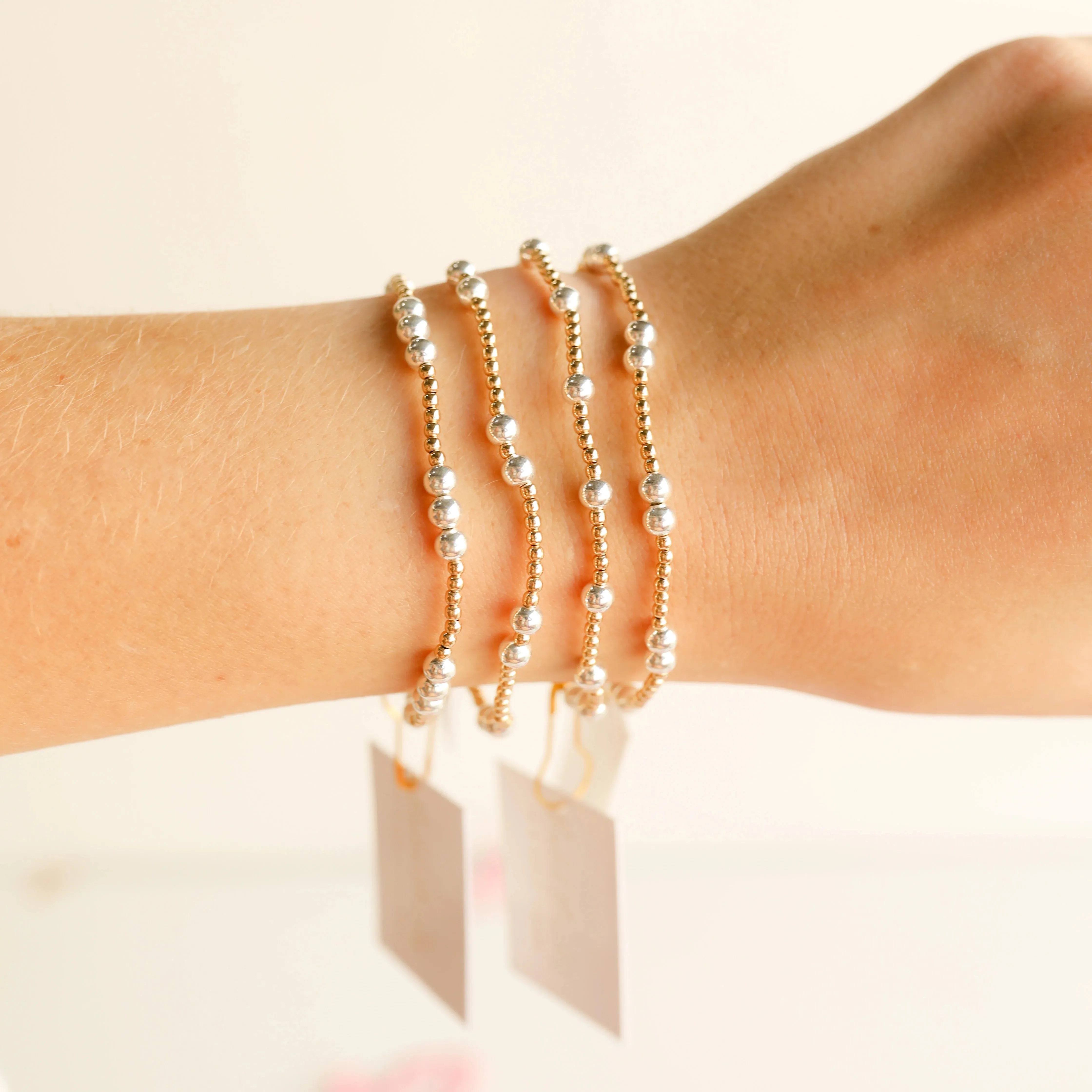 Beaded Blondes | Leah Bracelet in Mixed Metals