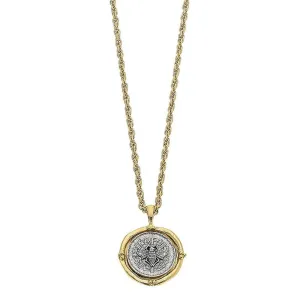 Bee Coin Pendant Necklace