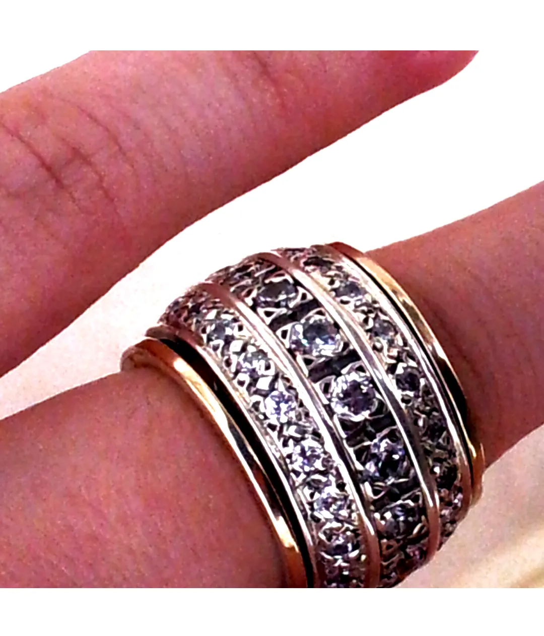 Bluenoemi Spinner Ring for woman. Israeli spinner rings,