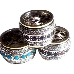 Bluenoemi Spinner Ring for woman. Israeli spinner rings,