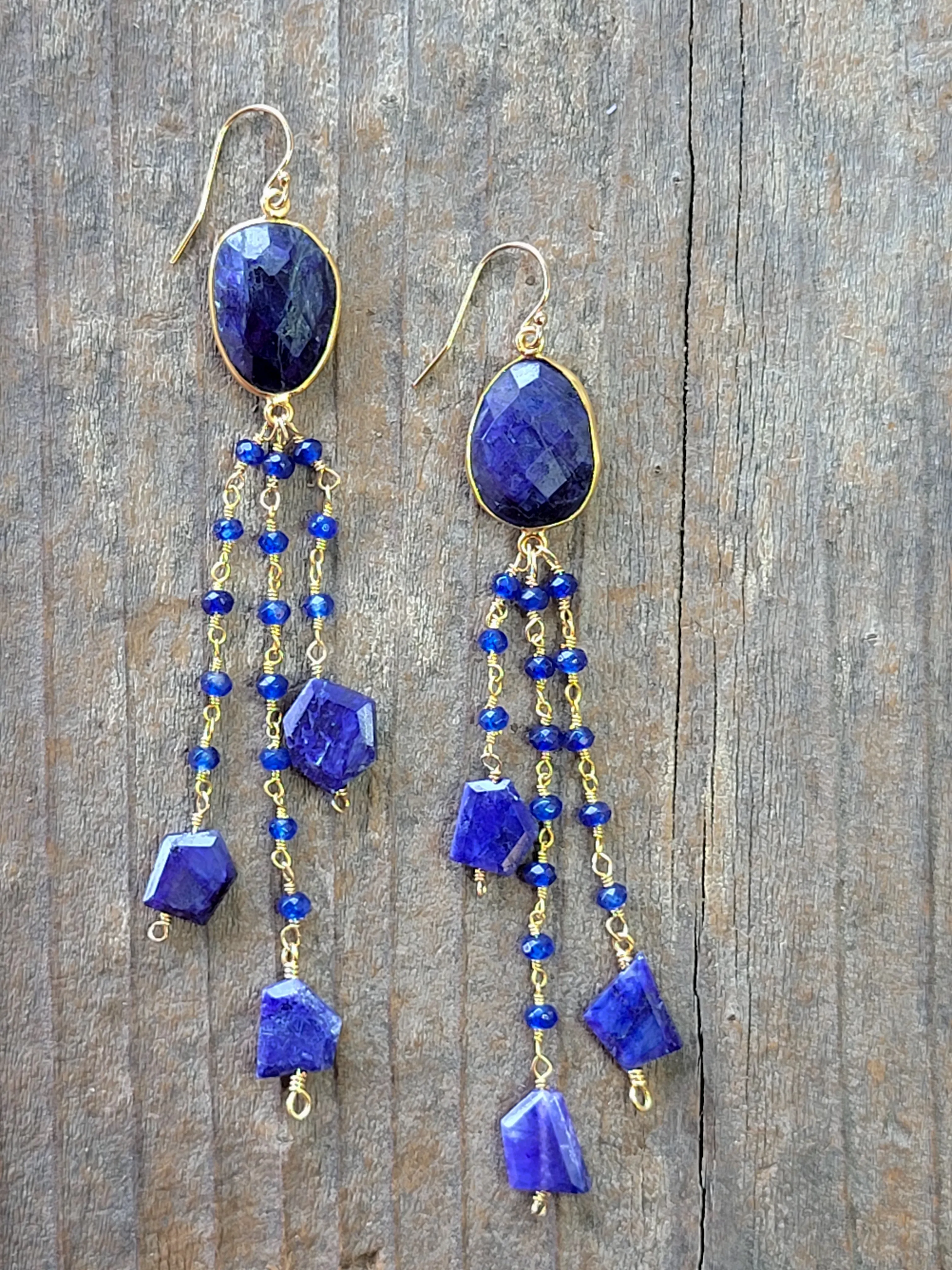 Catalina Earrings in Sapphire