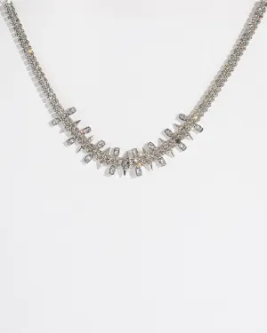 Crystal Spikey Choker Necklace