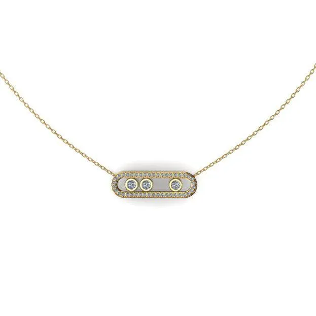 Diamond Pendant Necklace 14K 0.36ct