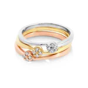 Dreamtime 0.15ct Australian Natural Diamond 3 Ring Set