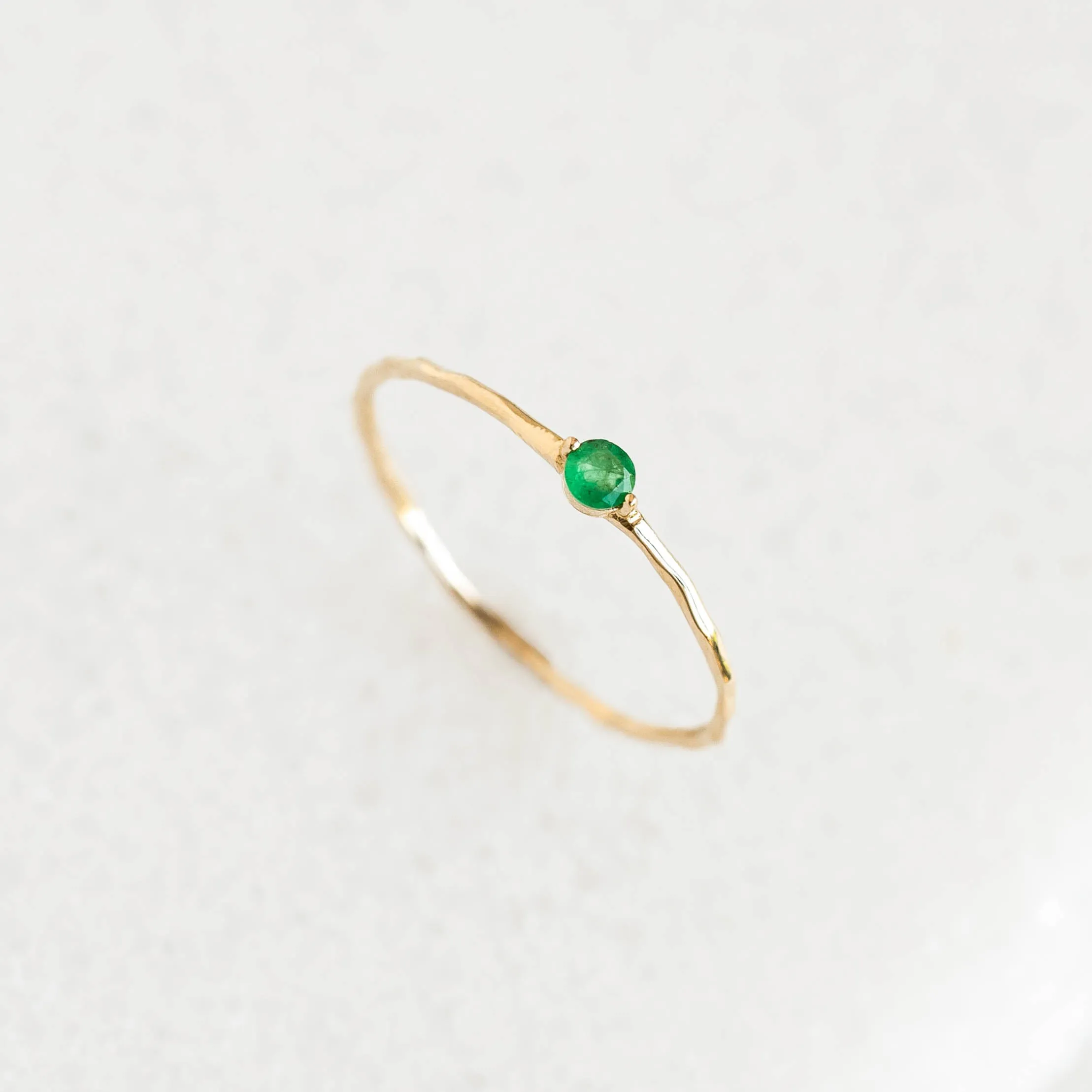 Emerald Ring 14k Gold - Penelope