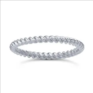 Equuleus Twisted Stacking Ring