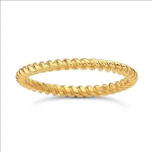 Equuleus Twisted Stacking Ring