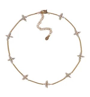 Fleur Crystal Choker