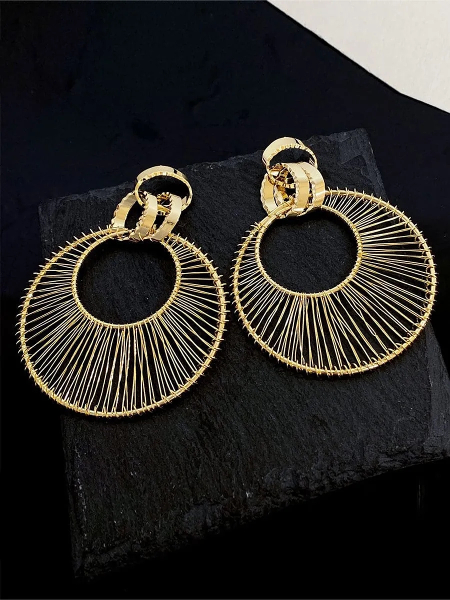 Geometric Cutout Earring MSE033140