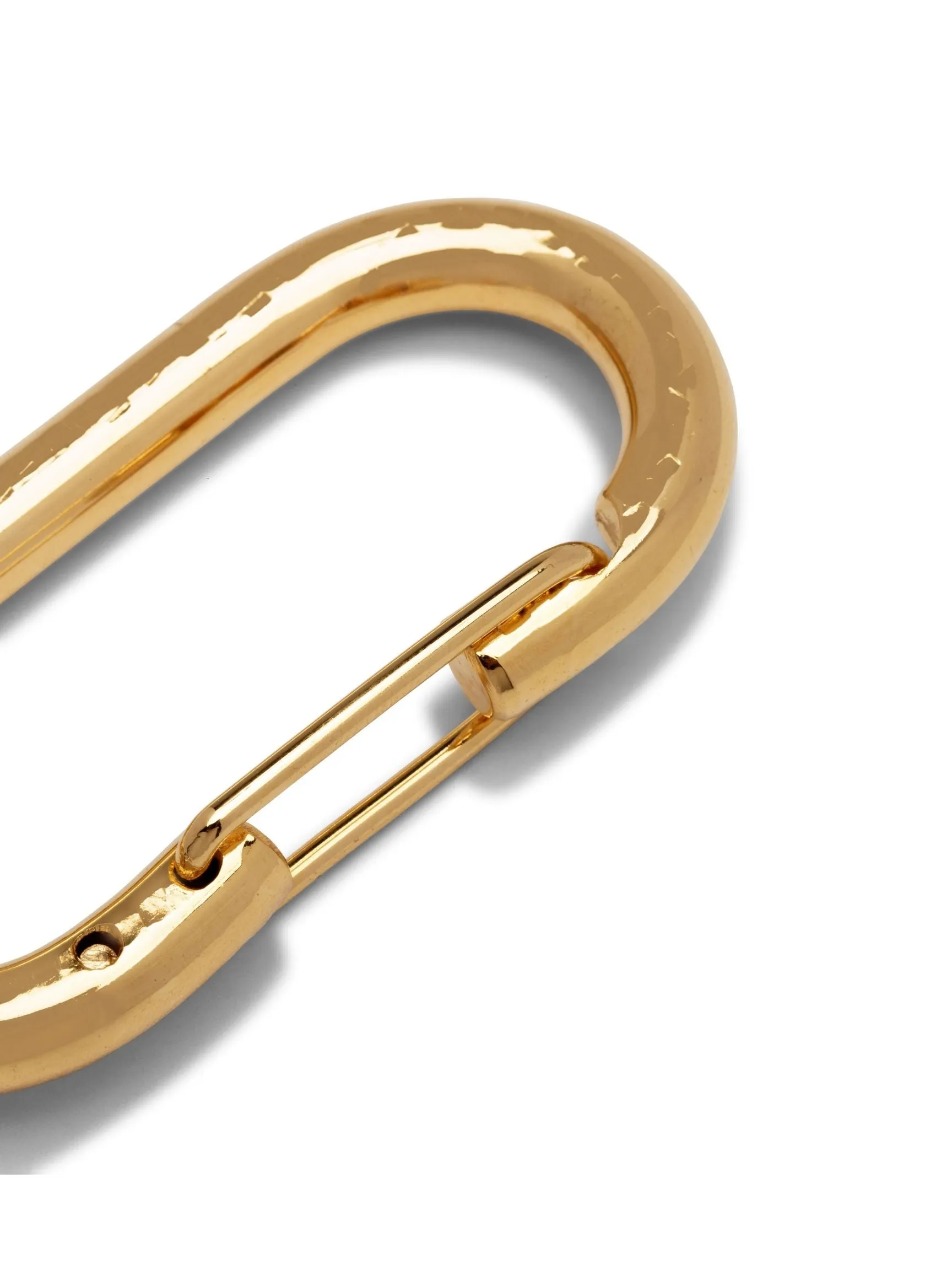 Gold Large Oval Carabiner Clicker Clasp