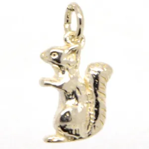 Gold Squirrel Charm