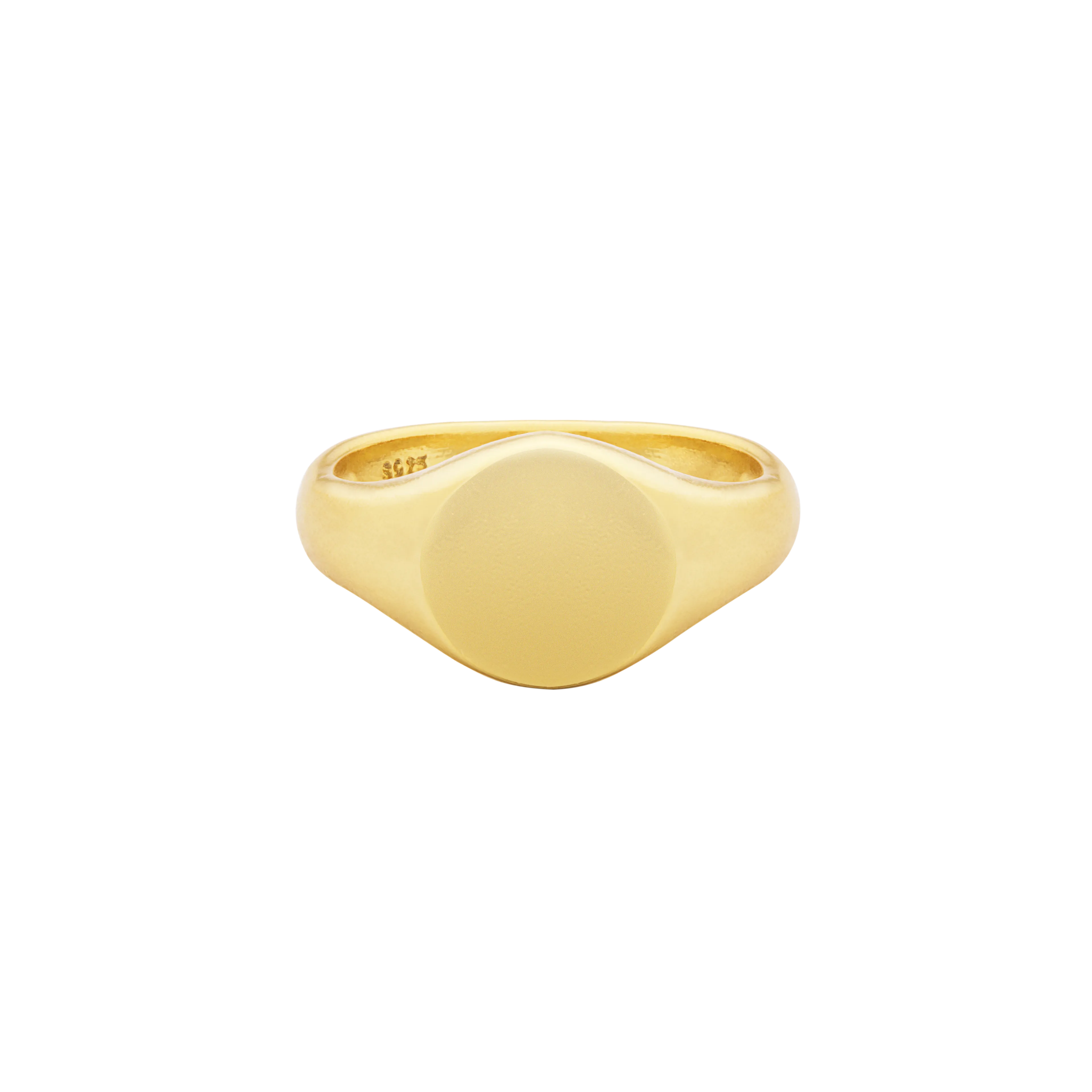 Gold Vermeil Signet Ring