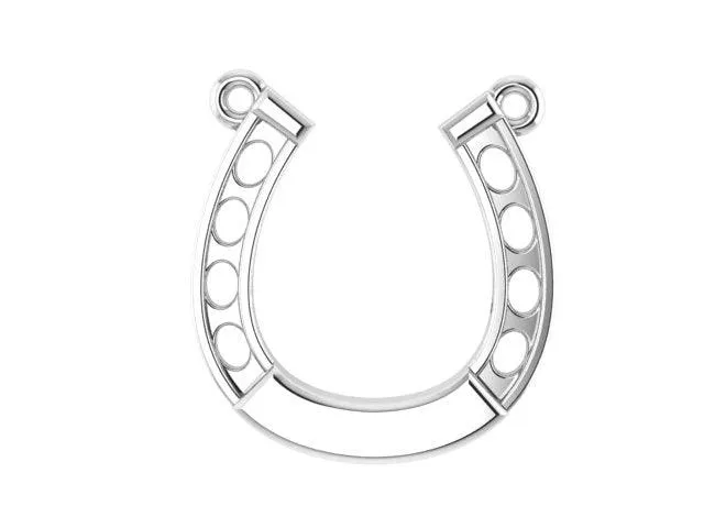 Horseshoe Necklace Gold