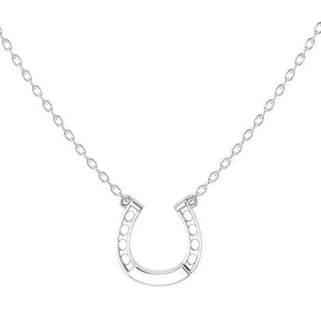 Horseshoe Necklace Gold