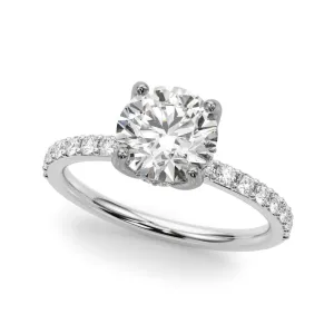 Ladies Tulip w/Hidden Halo Engagement Ring 51283