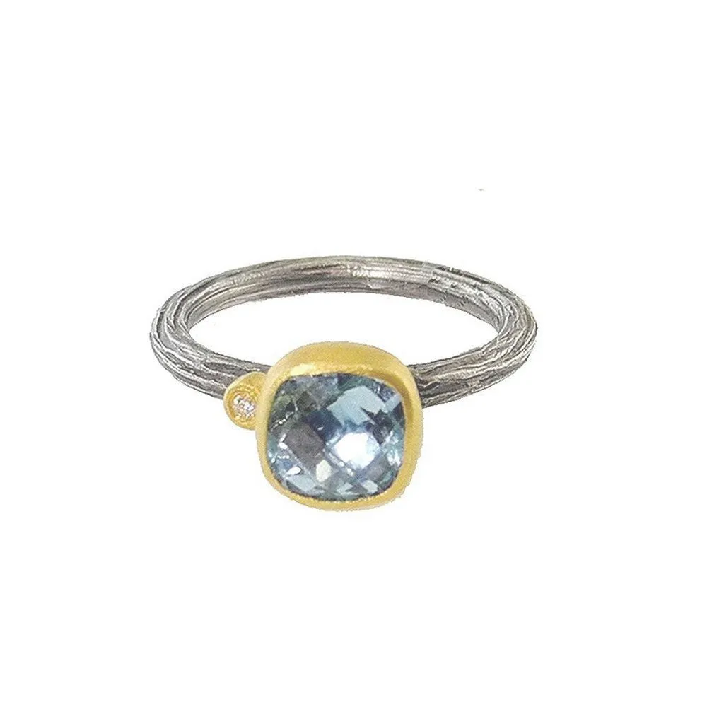 Light Blue Topaz Ring