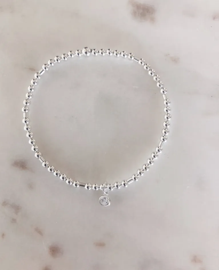 MAC & RY JEWELRY - MINI CZ BEADED BRACELET