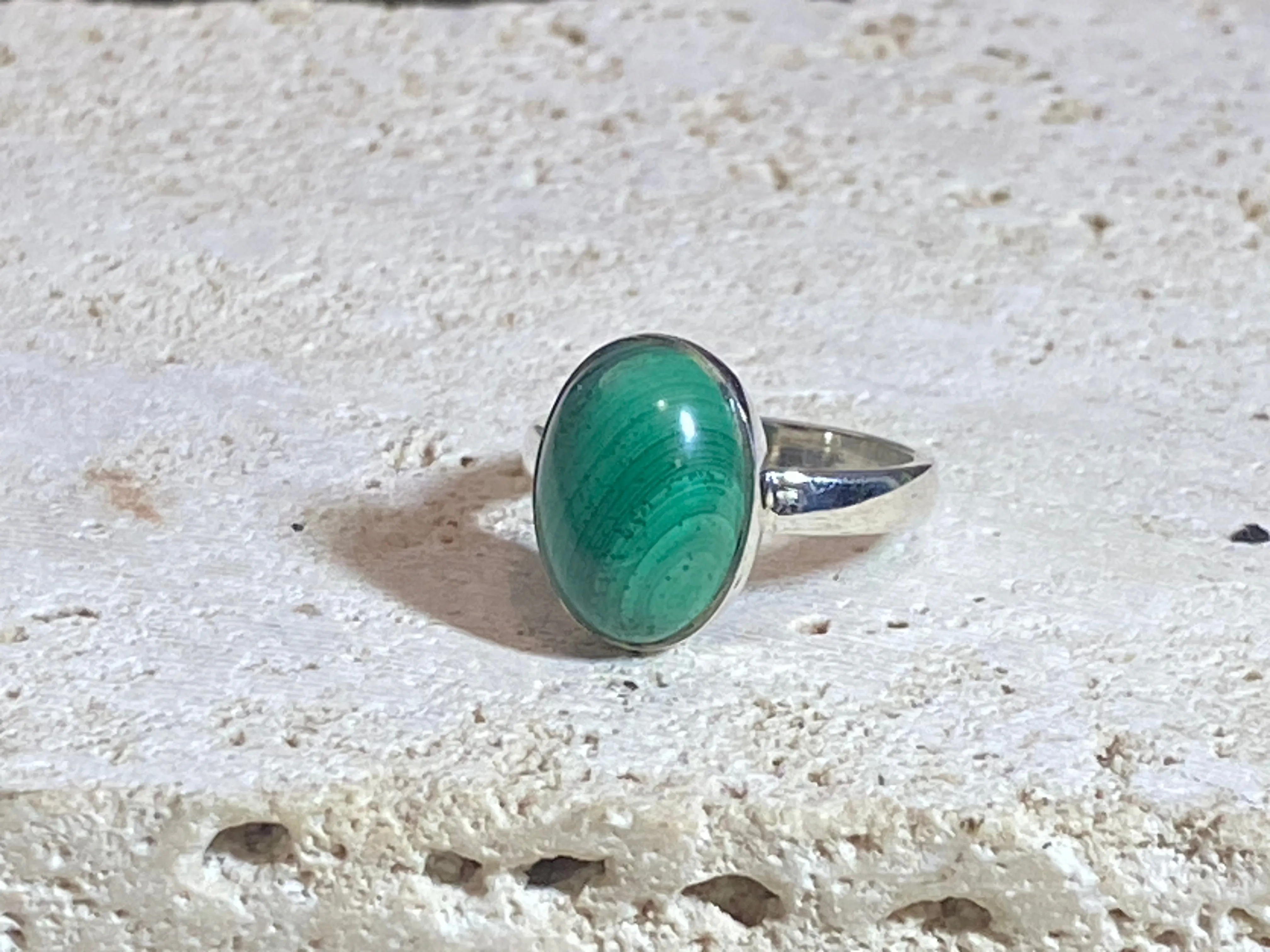 Malachite Rings