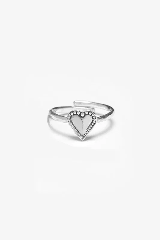 Monterey Heart Sterling Ring