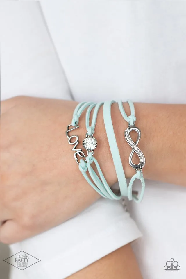 Paparazzi Bracelet ~ Infinitely Irresistible - Blue