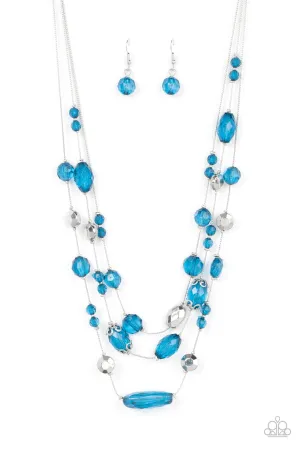 PAPARAZZI Prismatic Pose - Blue NECKLACES