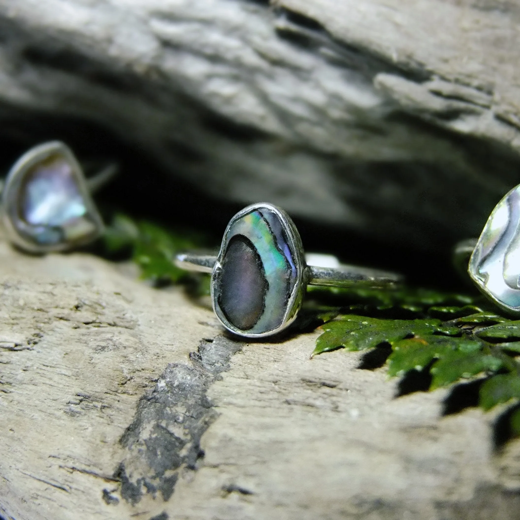 Paua Sterling Silver Ring