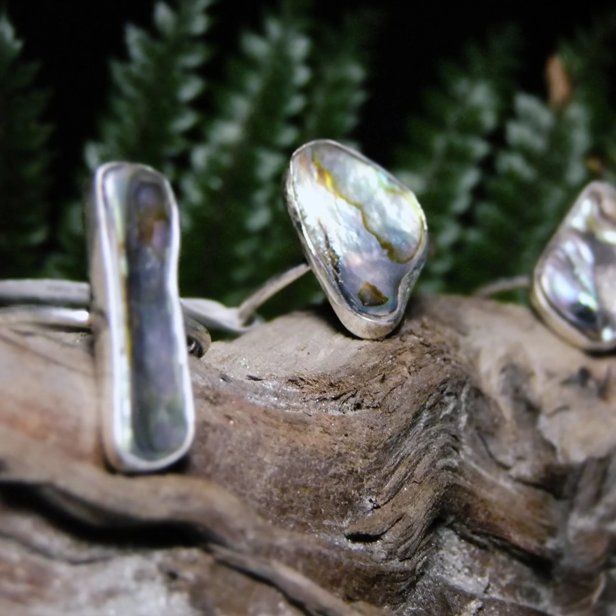 Paua Sterling Silver Ring