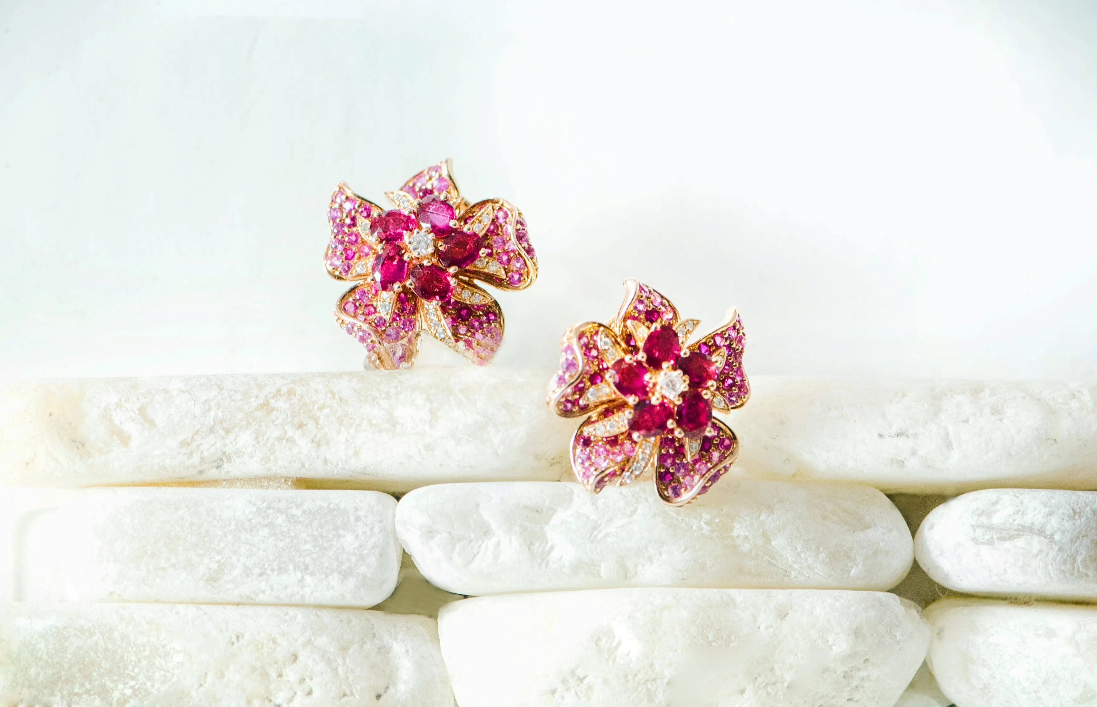 "Rose Enchantment" Earrings