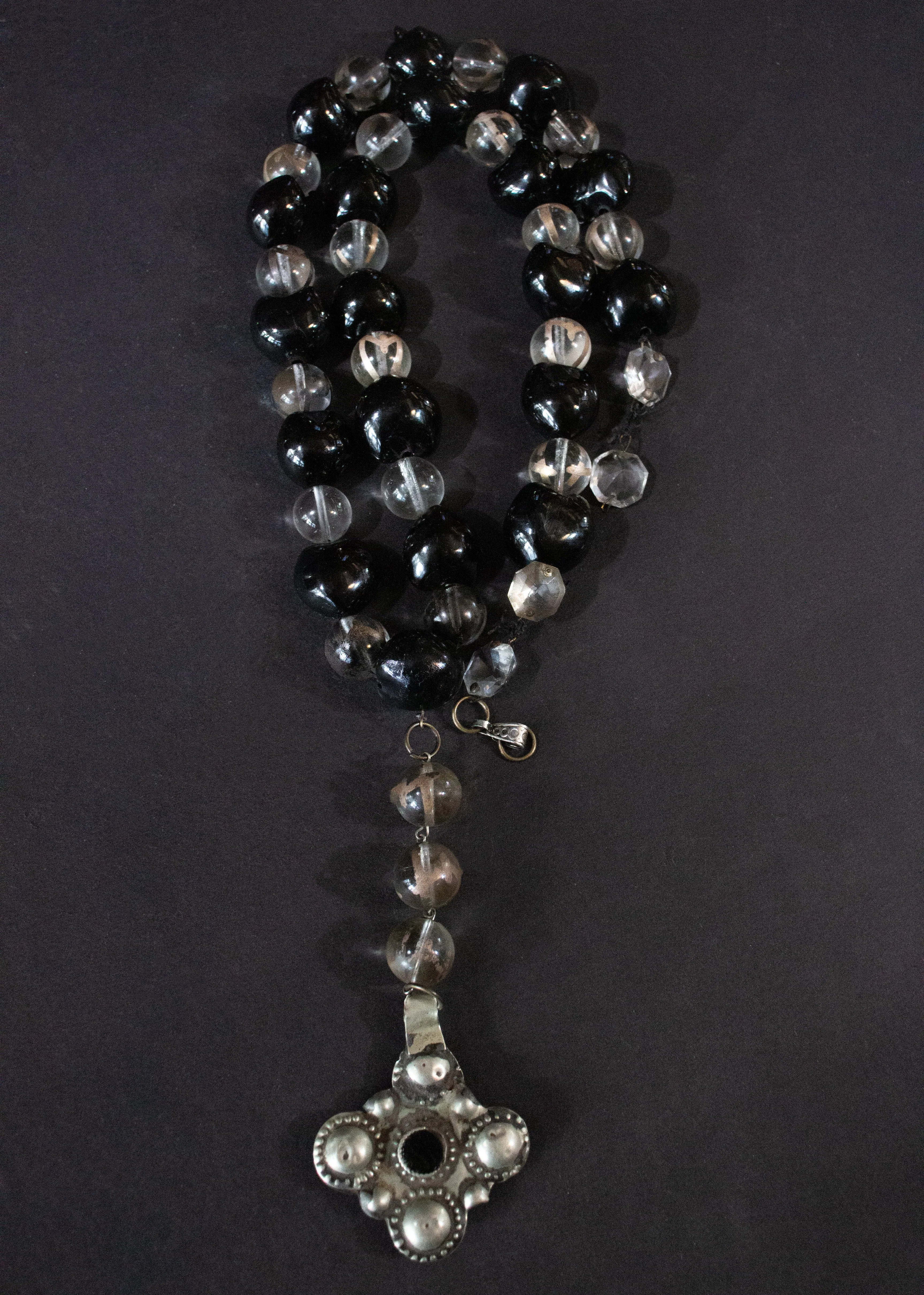 Rosaries of Woodhull Hedges in Crystal, Silver and Kukui Seed Beads