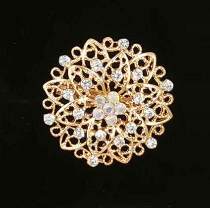 SB292 - Simple Gold Brooch