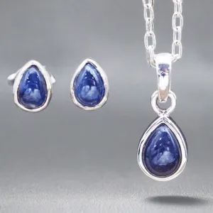 September Birthstone Jewellery Set - Sapphire Jewellery