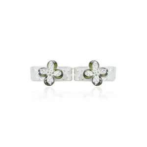 Silver Floral Bliss Toe Rings