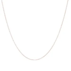 Solid 9ct Rose Gold Open Trace Chain Necklace