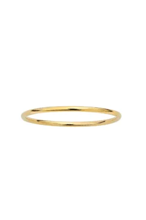 stackable ring - plain gold