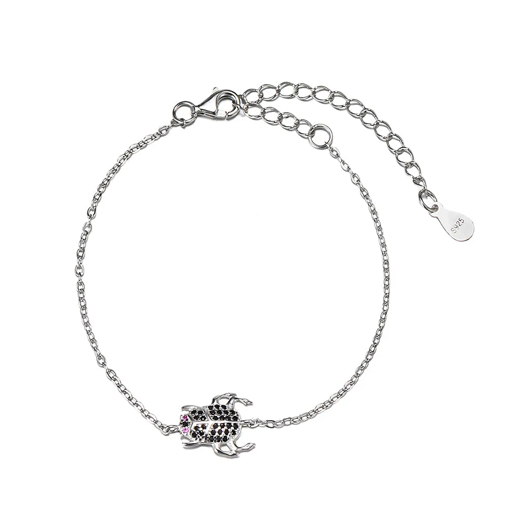 Sterling Silver Bug Bracelet