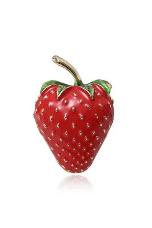 Strawberry Brooch