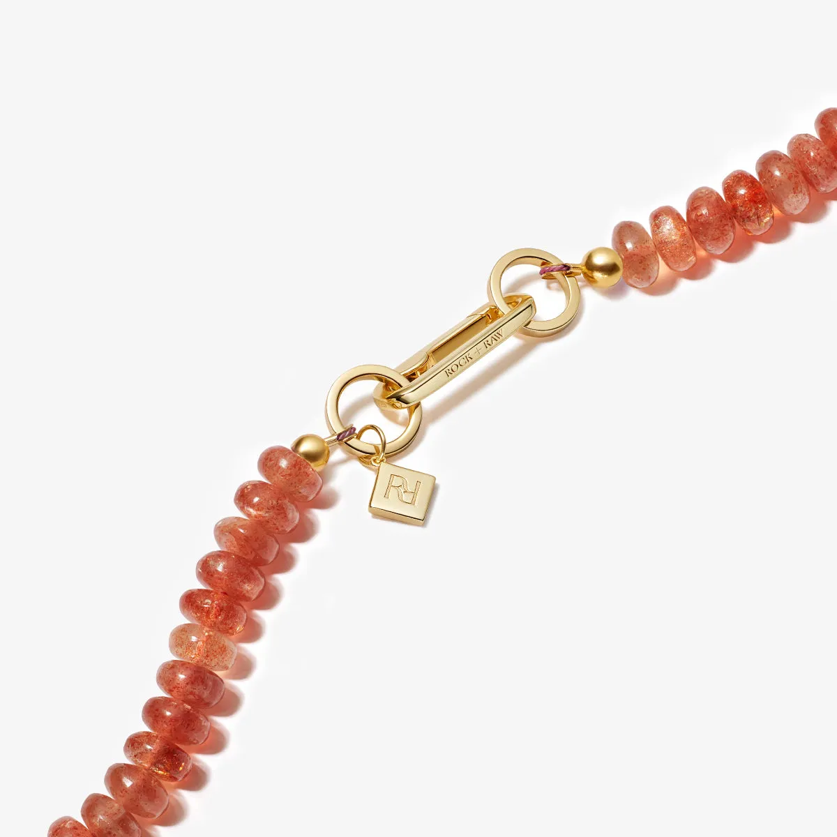 SUNSTONE CANDY BEAD NECKLACE